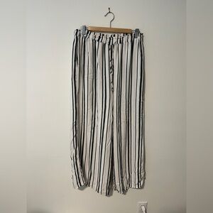 American Eagle wide leg stripe pant